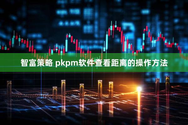智富策略 pkpm软件查看距离的操作方法